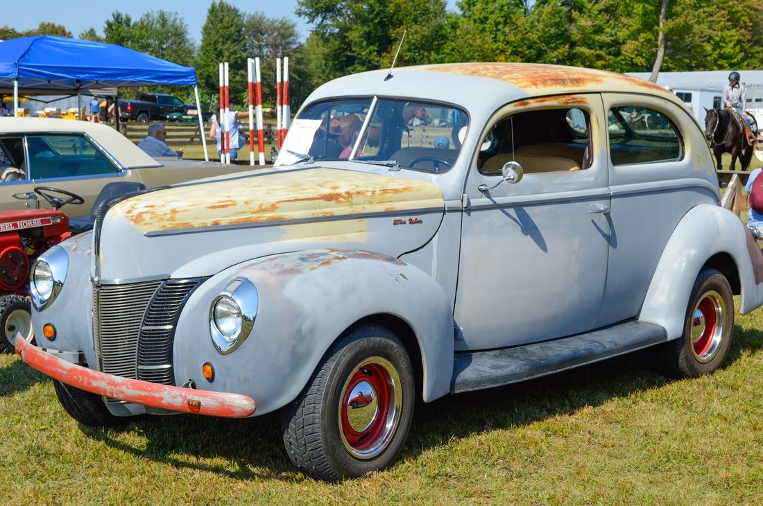 A vintage automobile at the Havelock Fair car show